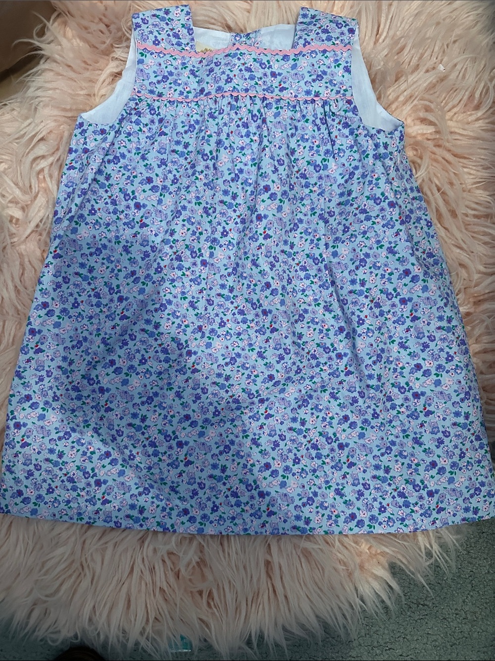Beaufort Bonnet Girls Light Purple Floral Sundress NWOT